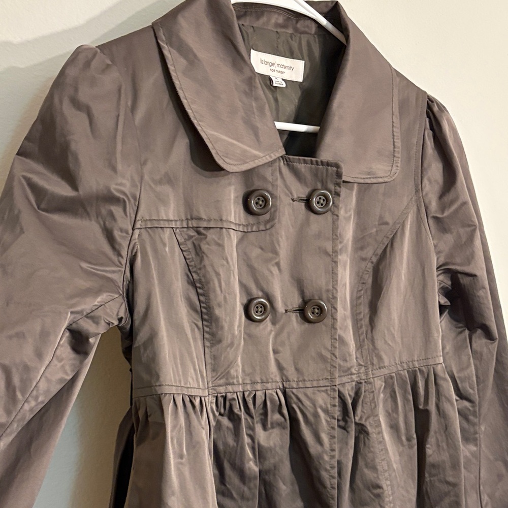 Maternity Liz lange Women's olive green Coat size small - Picture 3 of 11